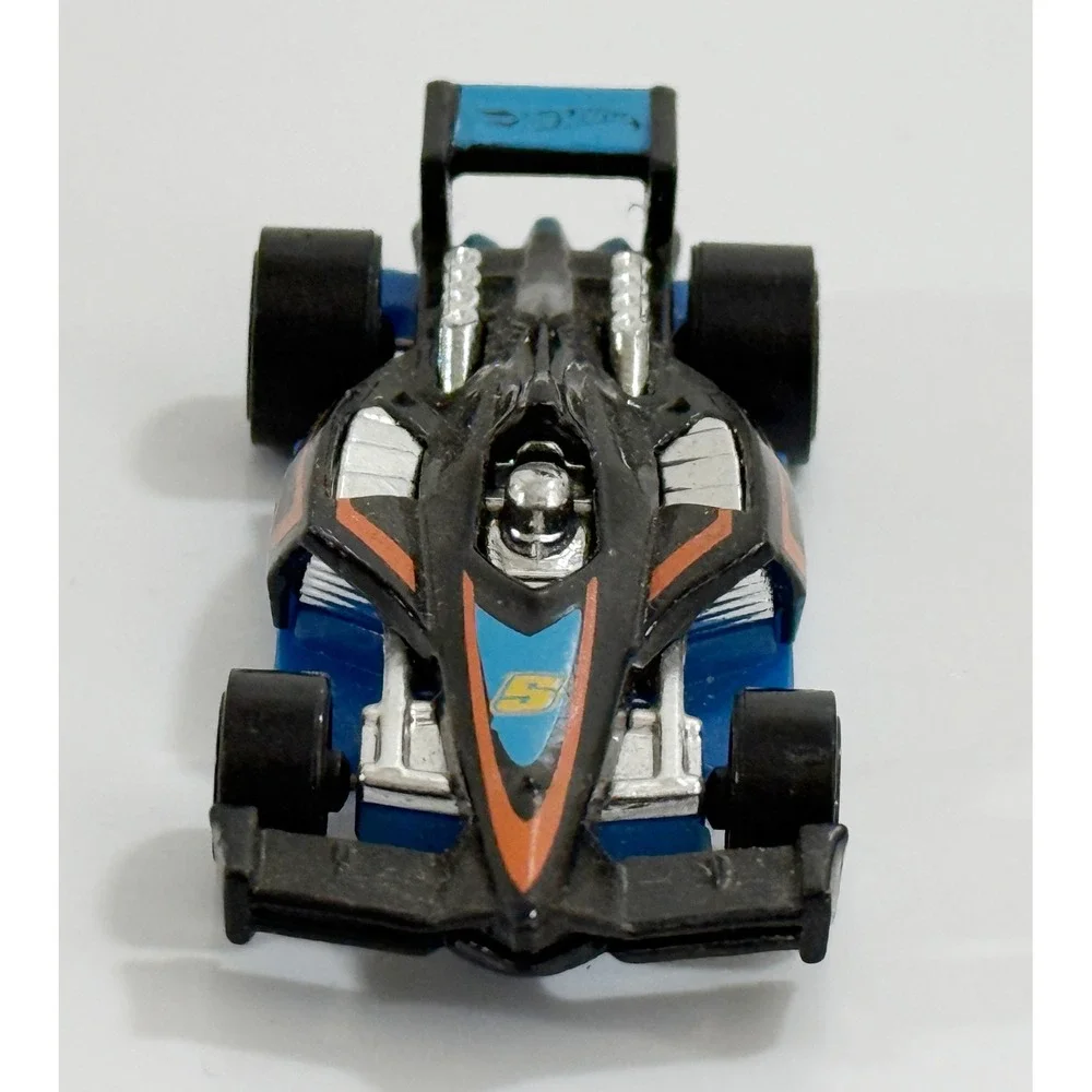 Hot Wheels Winning Formula Toy Car Kids 1:64 Black Blue Orange Race Car 2014